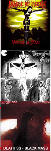 Cradle of Filth, Mercyful Fate, Death SS